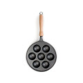 7 Hole Round Cast Iron Muffin Baking Pan